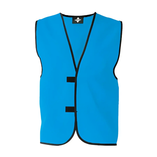 Einfache funktionsweste – individuell bedruckbar himmelblau - korntex einfache funktionsweste