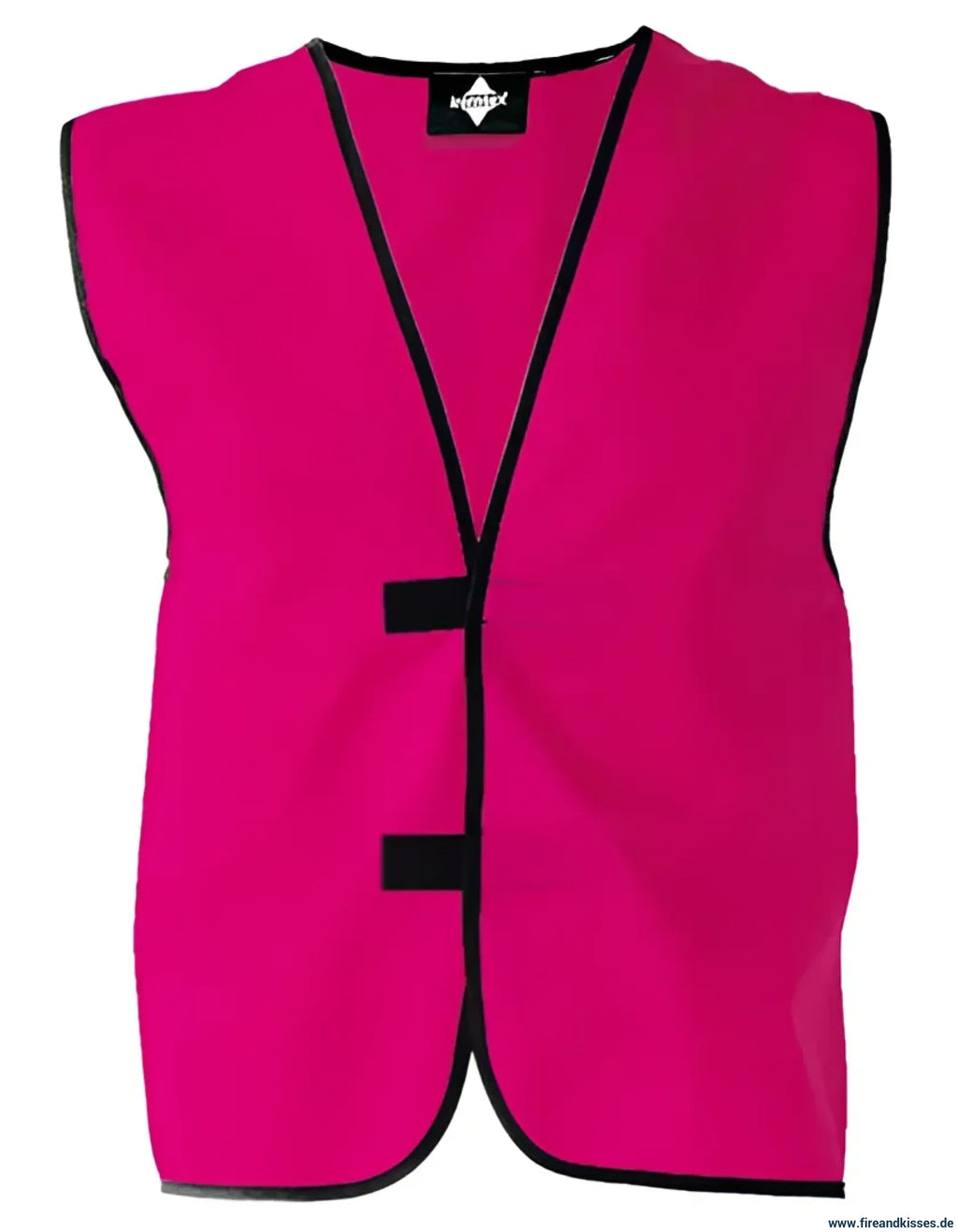 Einfache funktionsweste – individuell bedruckbar magenta - korntex einfache funktionsweste