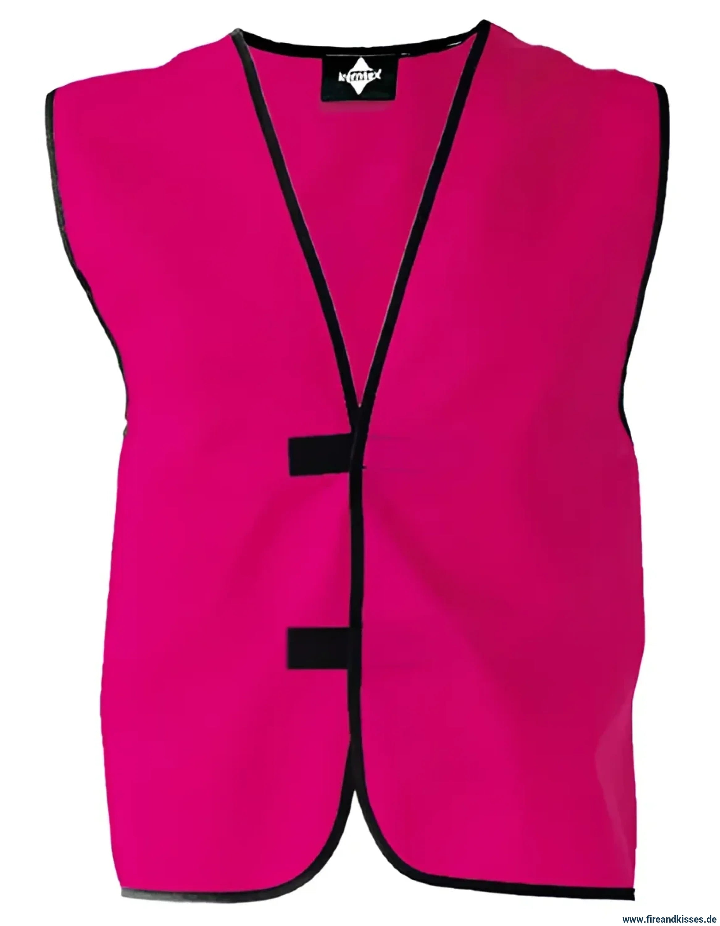 Einfache funktionsweste – individuell bedruckbar magenta - korntex einfache funktionsweste