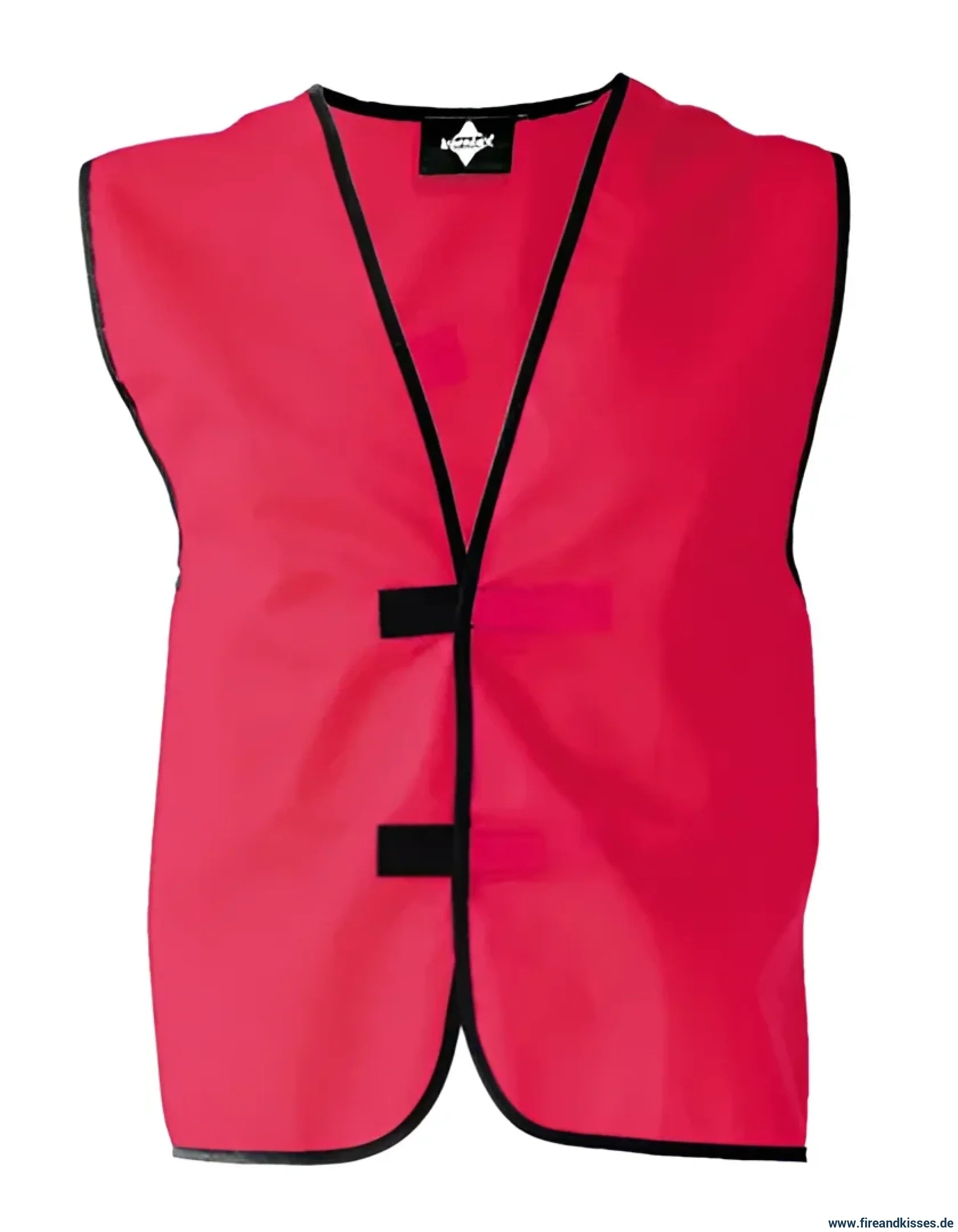 Einfache funktionsweste – individuell bedruckbar neonpink - korntex einfache funktionsweste