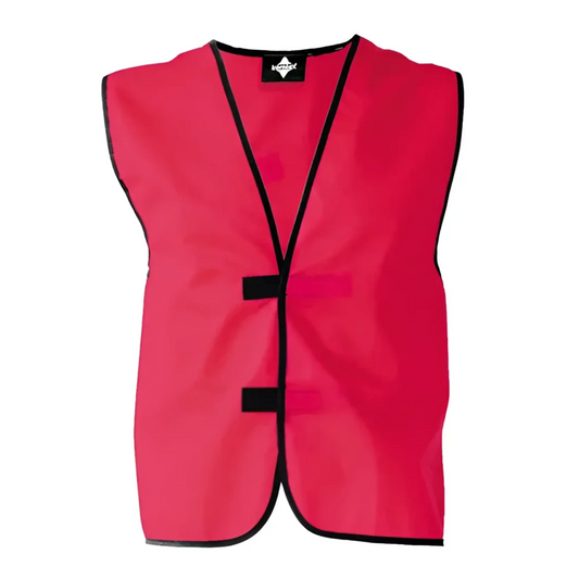 Einfache funktionsweste – individuell bedruckbar neonpink - korntex einfache funktionsweste