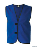Einfache funktionsweste – individuell bedruckbar royalblau - korntex einfache funktionsweste