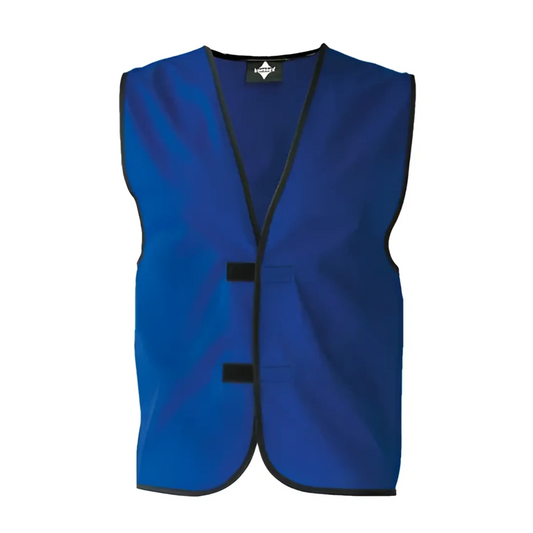 Einfache funktionsweste – individuell bedruckbar royalblau - korntex einfache funktionsweste