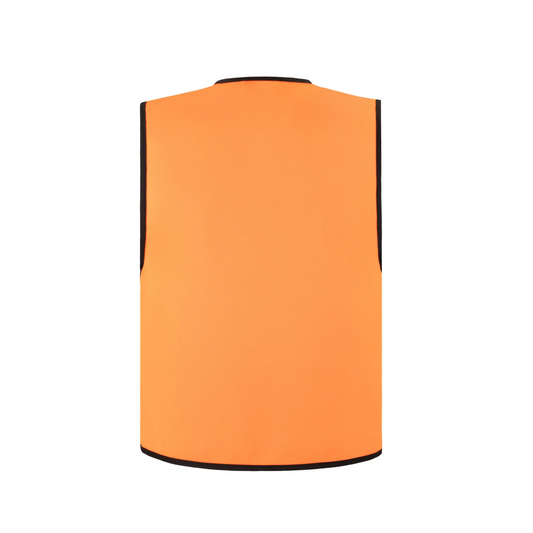 Einfache funktionsweste – individuell bedruckbar signal-gelb - korntex einfache funktionsweste
