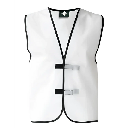 Einfache funktionsweste – individuell bedruckbar weiß - korntex einfache funktionsweste