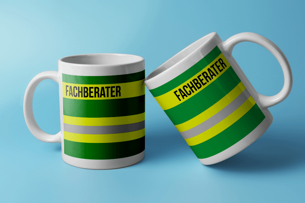 Feuerwehr-Tasse ’Fachberater’ - Weiß - Tasse