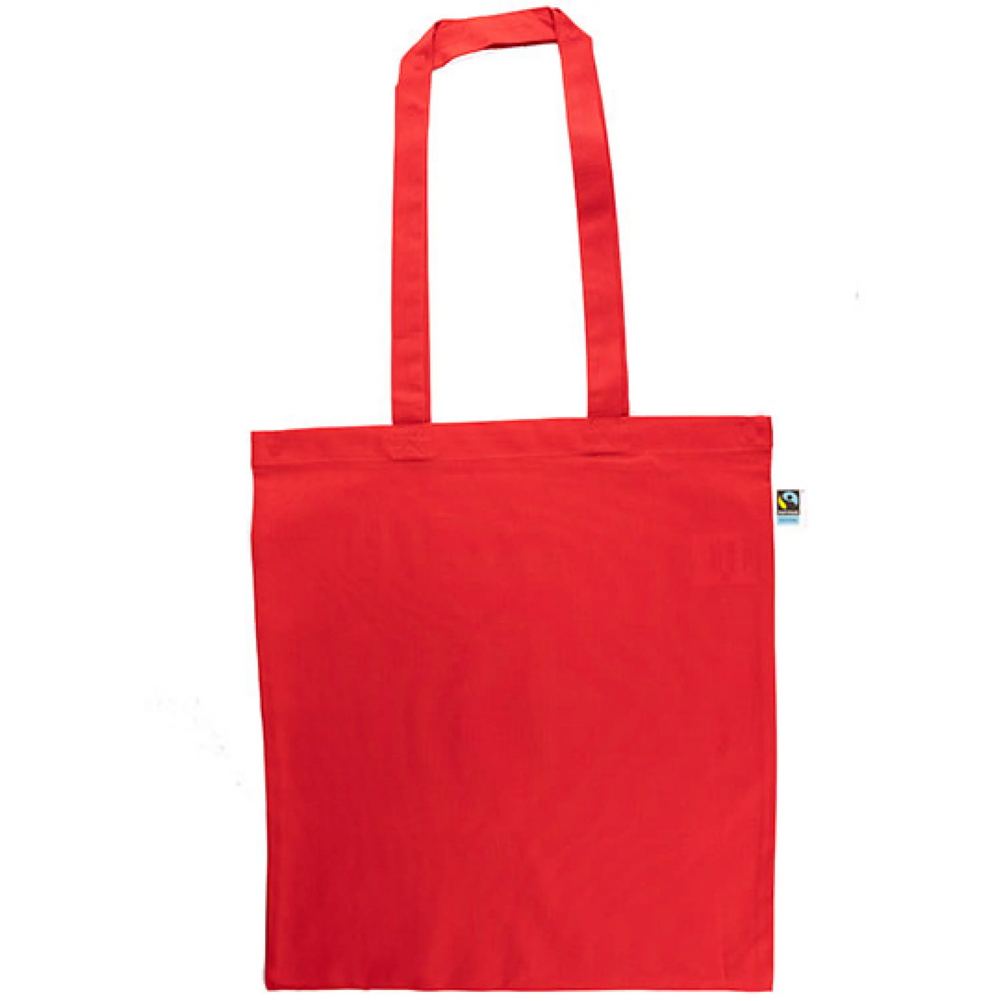 Fairtrade baumwolltasche xt600n – restposten | 100% bio-baumwolle rot