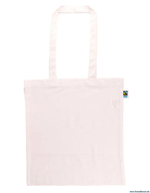 Fairtrade baumwolltasche xt600n – restposten | 100% bio-baumwolle weiß