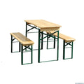 Festzeltgarnitur balkon 110cm - bierzeltgarnitur klappbar mit 2 bänken & tisch - kaufen - fireandkisses