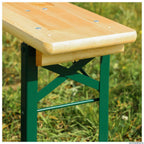 Festzeltgarnitur balkon 110cm - bierzeltgarnitur klappbar mit 2 bänken & tisch - kaufen - fireandkisses