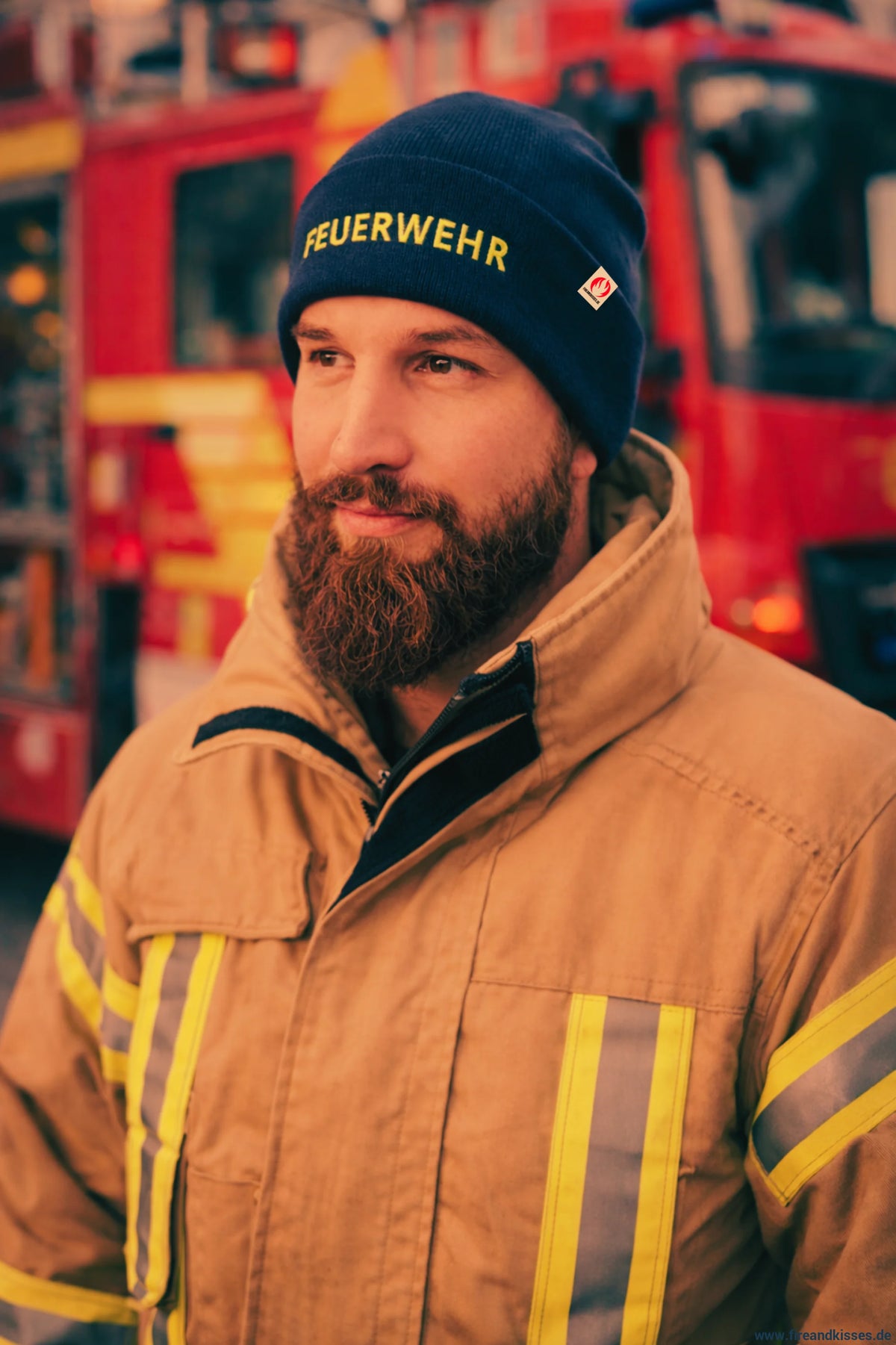 Feuerwehr Beanie Mütze Thinsulate™ 3M Navy – Feuerwehr Edition by Fireandkisses