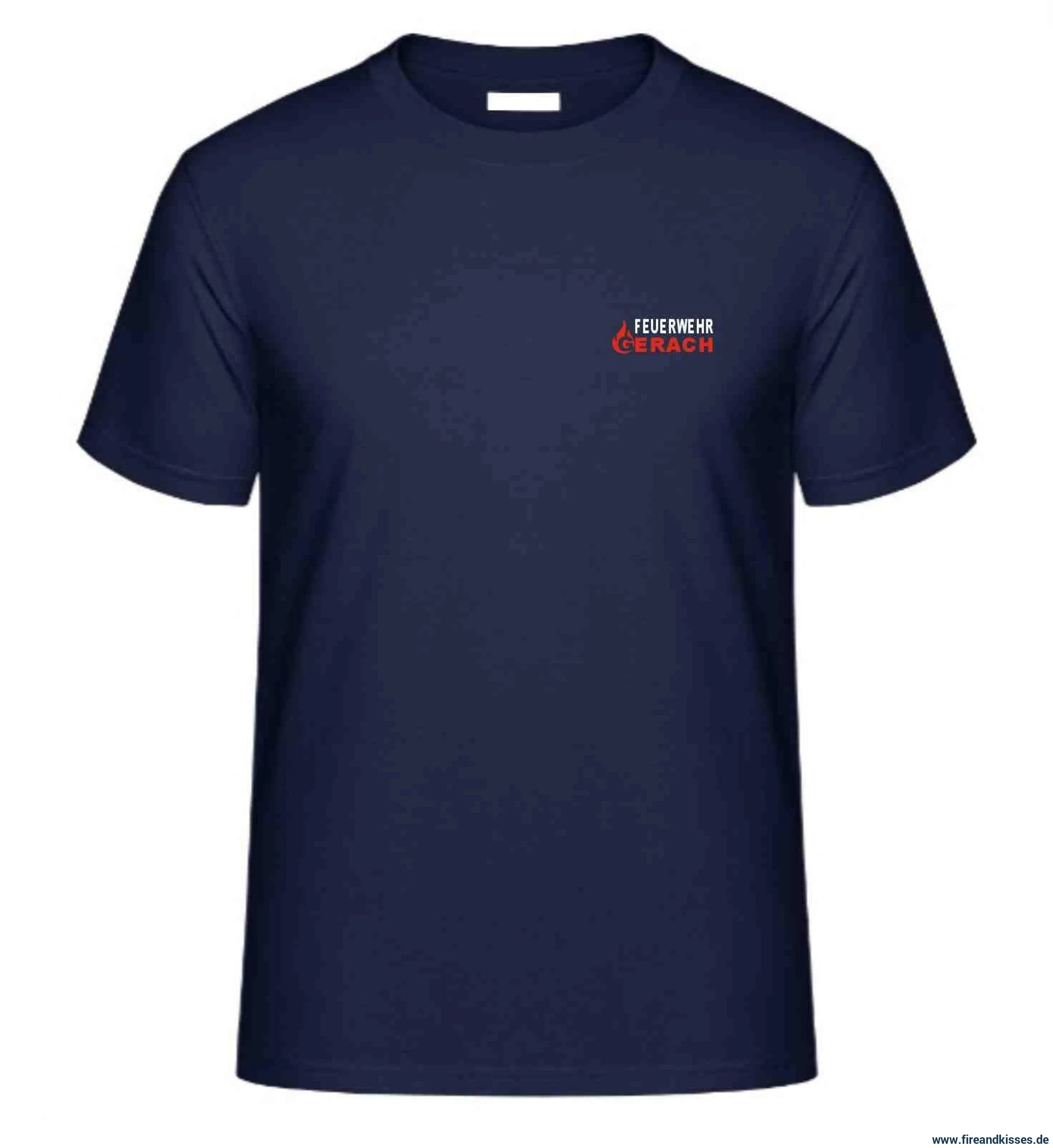 Feuerwehr gerach shirt navy oder weiß (nur für mitglieder der ff gerach) - t-shirt gerach shirt navy weiß (nur