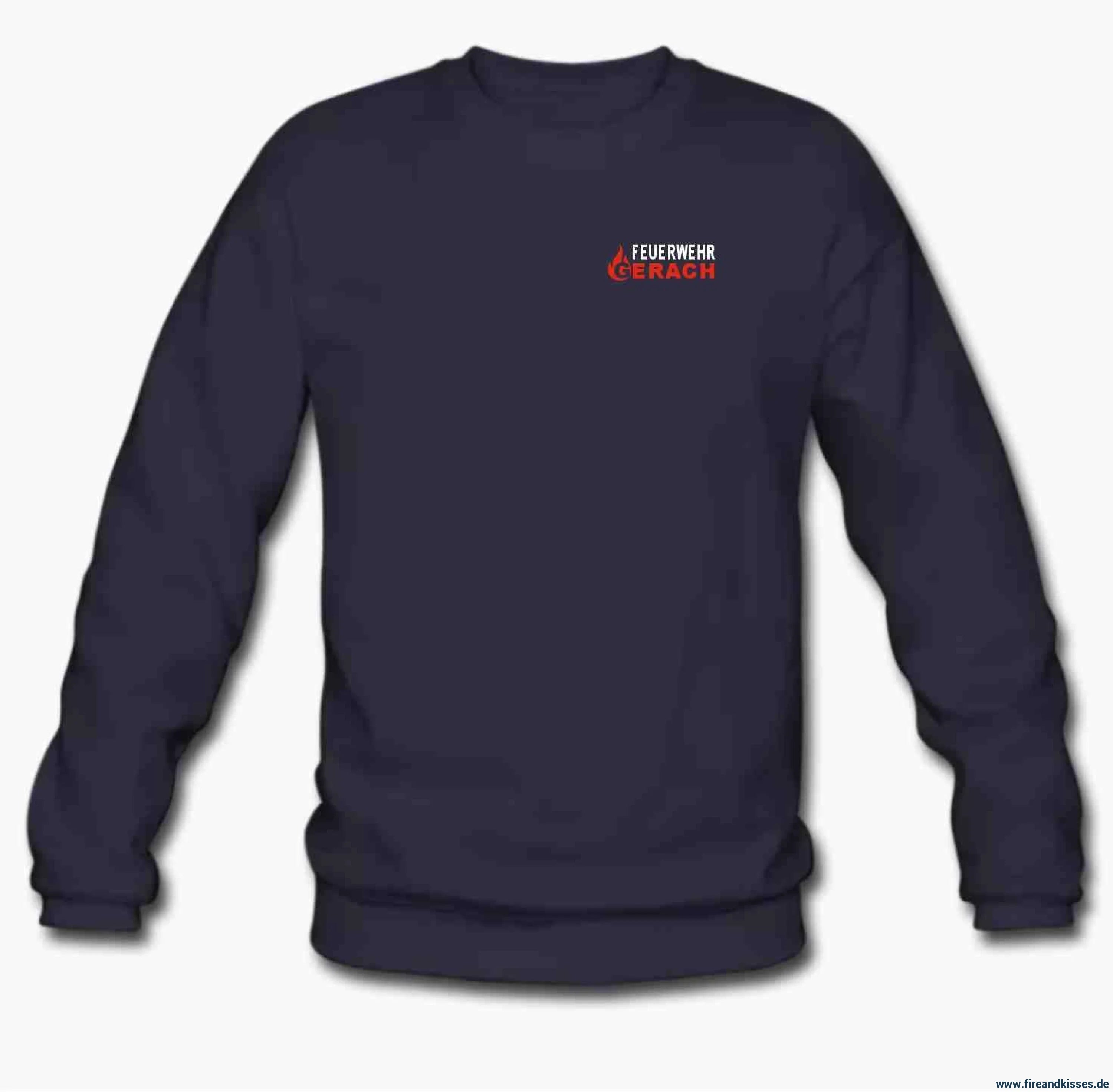 Feuerwehr gerach sweater navy oder weiß (nur für mitglieder der ff gerach) - t-shirt gerach sweater navy weiß (nur