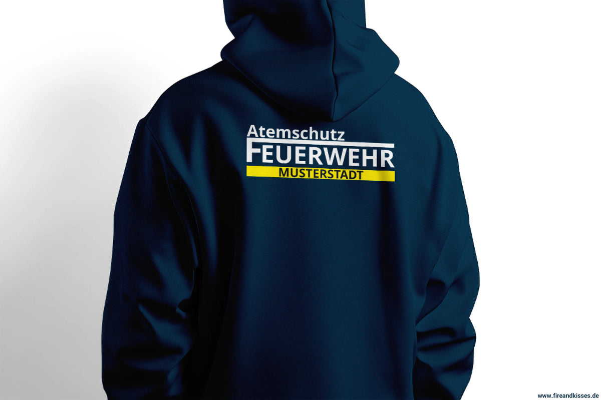 Feuerwehr hoodie – deine agt-wechselkleidung mit wunsch-ortsname - hoodie deine agt-wechselkleidung