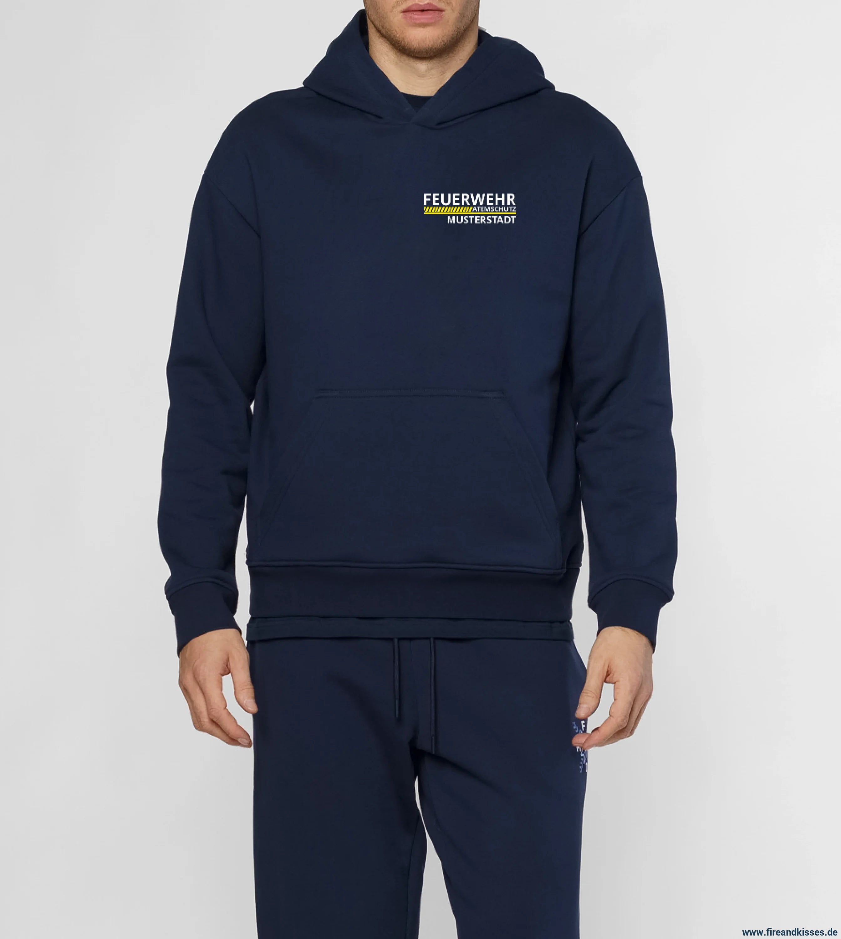 Feuerwehr hoodie – deine agt-wechselkleidung mit wunsch-ortsname - hoodie deine agt-wechselkleidung