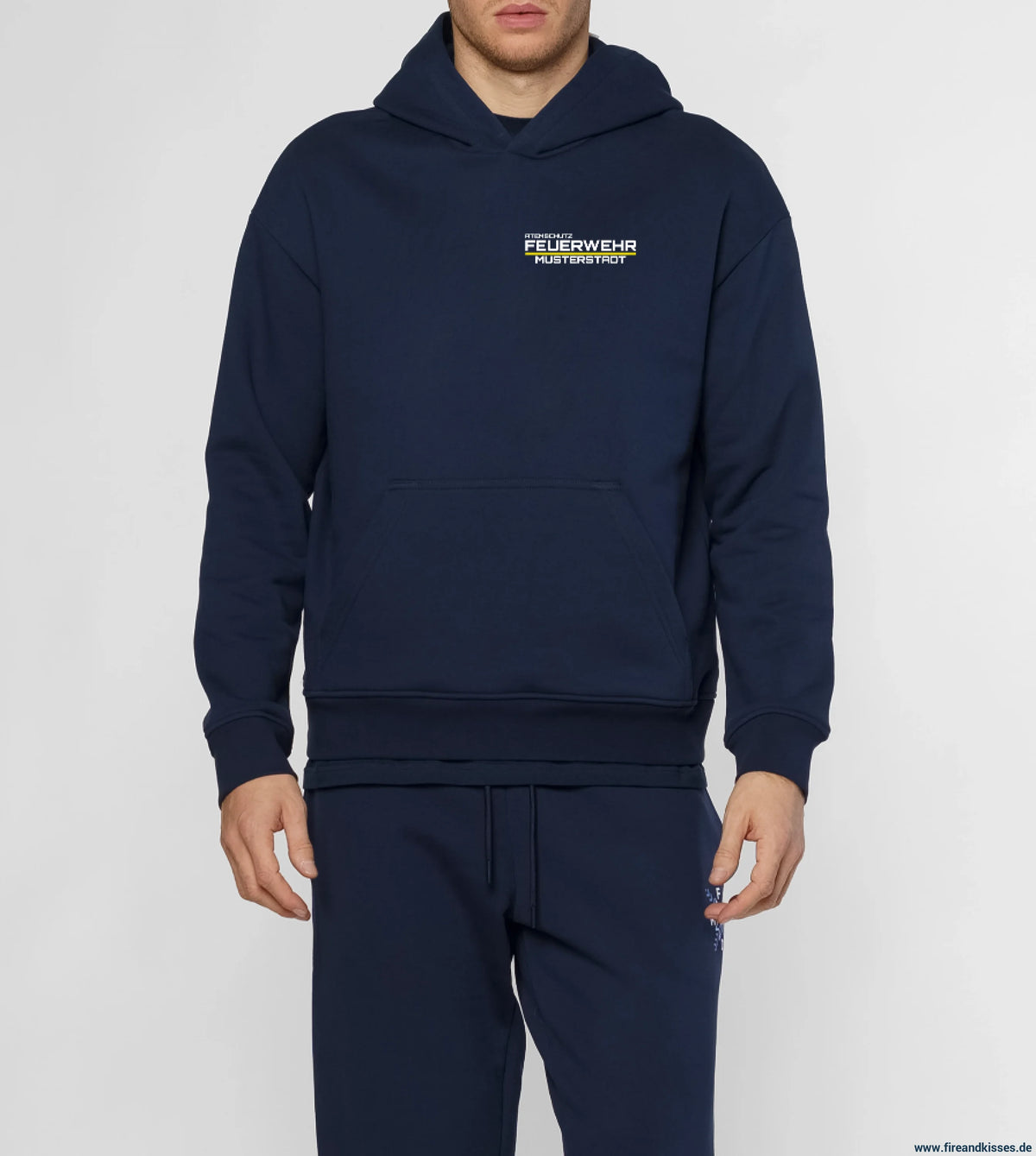 Feuerwehr hoodie – deine agt-wechselkleidung mit wunsch-ortsname - hoodie deine agt-wechselkleidung