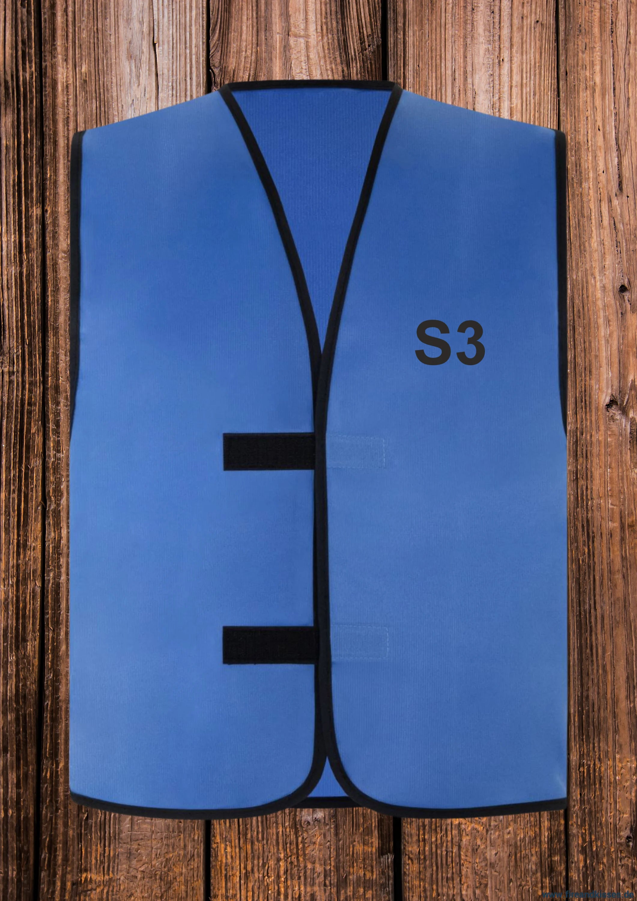 Feuerwehr stabsweste „command vest“ mit rückenaufdruck blau - stabsweste „command vest“ rückenaufdruck