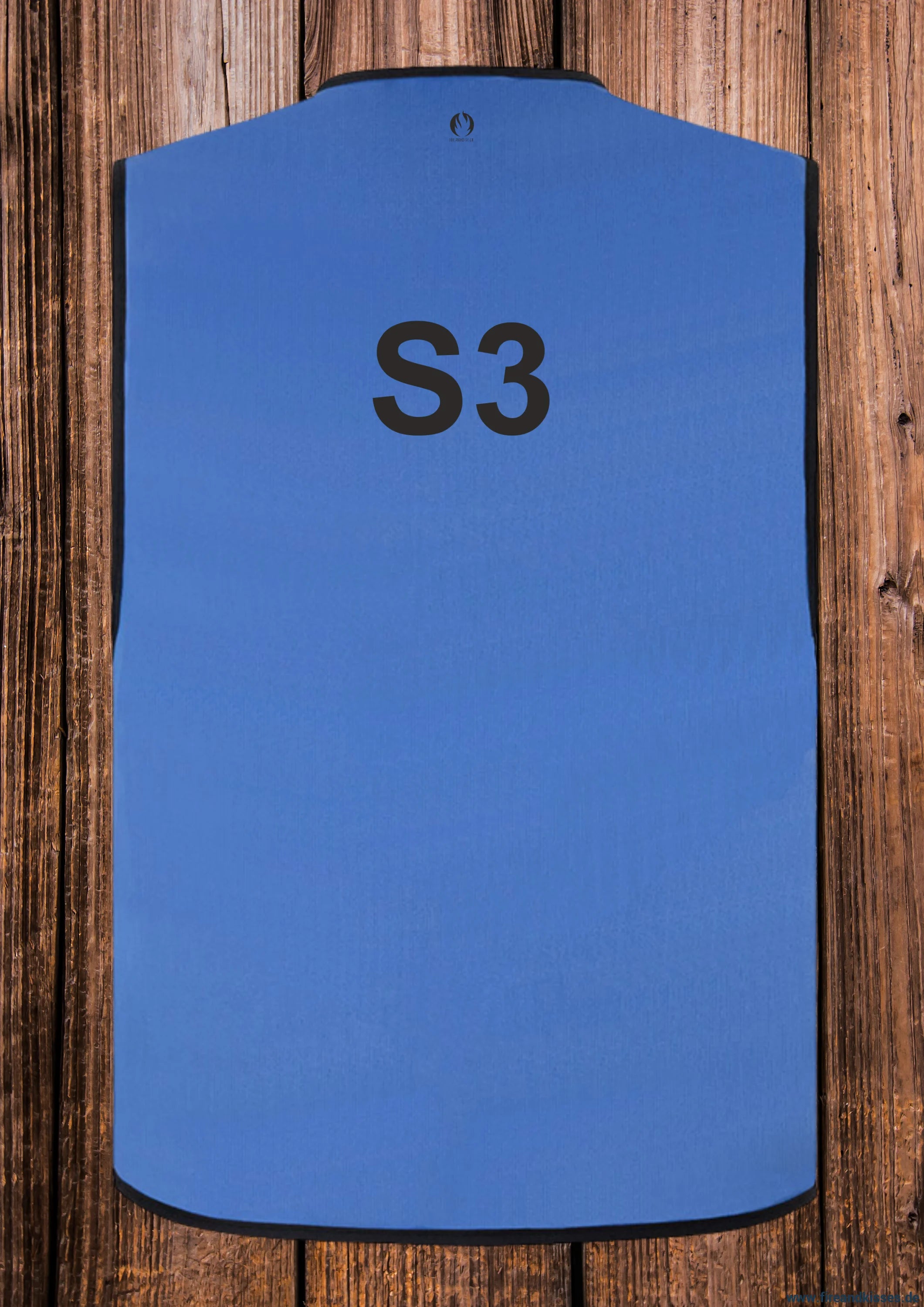 Feuerwehr stabsweste „command vest“ mit rückenaufdruck blau - s3 / s - stabsweste „command vest“ rückenaufdruck