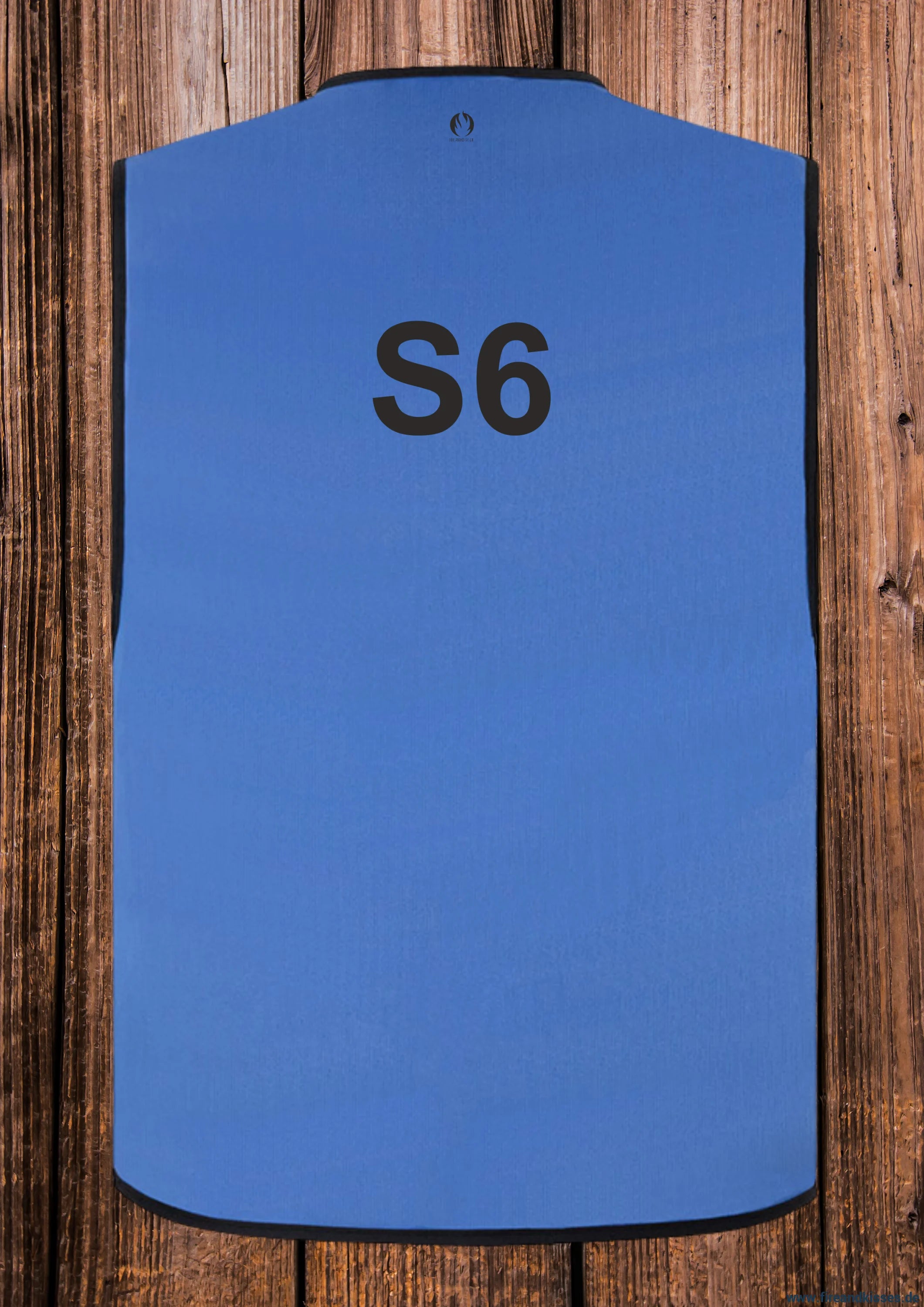 Feuerwehr stabsweste „command vest“ mit rückenaufdruck blau - s6 / s - stabsweste „command vest“ rückenaufdruck