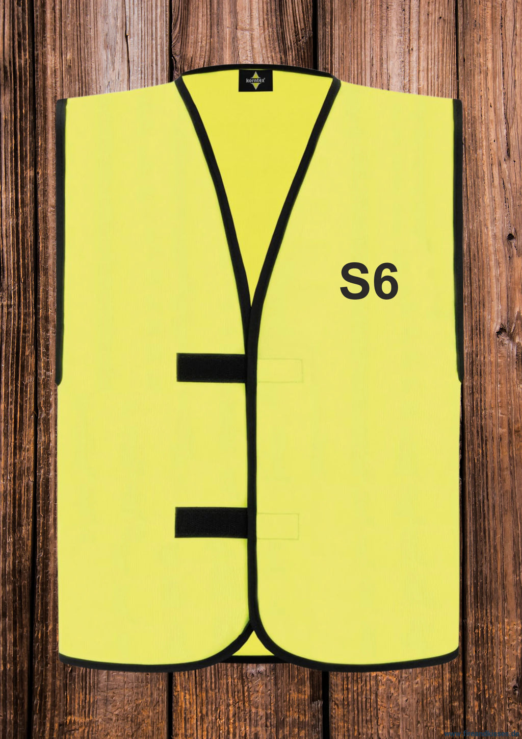 Feuerwehr stabsweste „command vest“ mit rückenaufdruck gelb - stabsweste „command vest“ rückenaufdruck