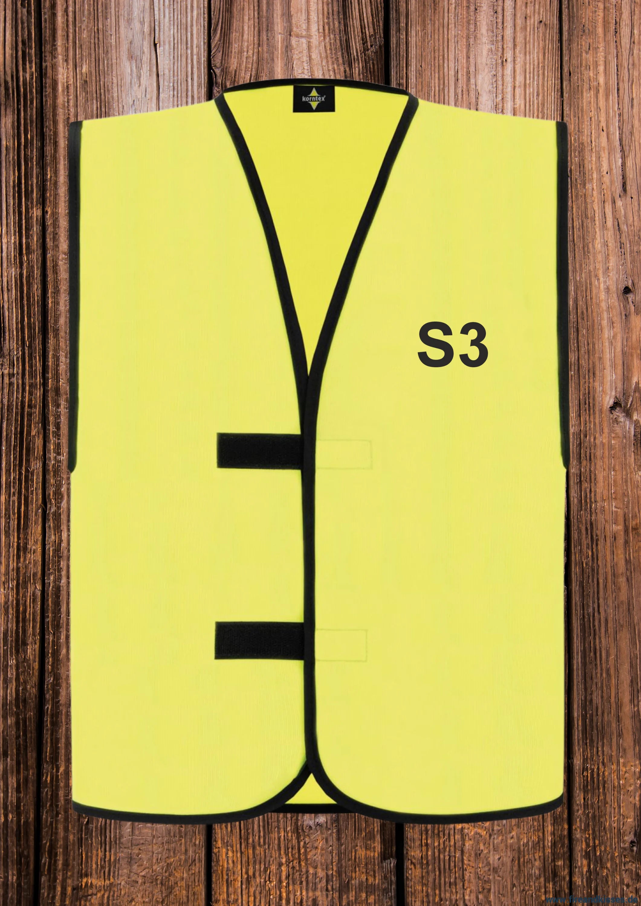 Feuerwehr stabsweste „command vest“ mit rückenaufdruck gelb - stabsweste „command vest“ rückenaufdruck