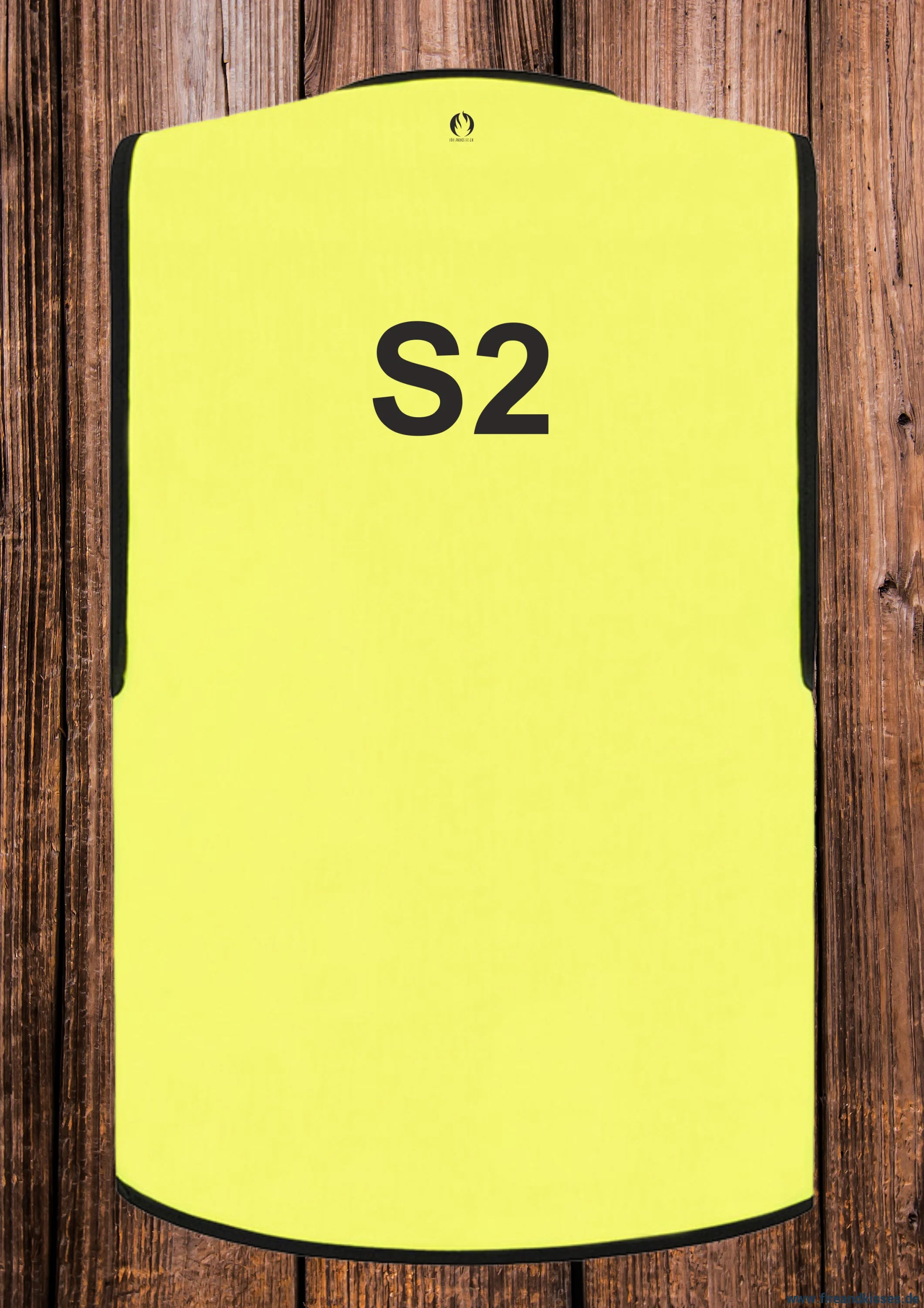 Feuerwehr stabsweste „command vest“ mit rückenaufdruck gelb - s2 / s - stabsweste „command vest“ rückenaufdruck