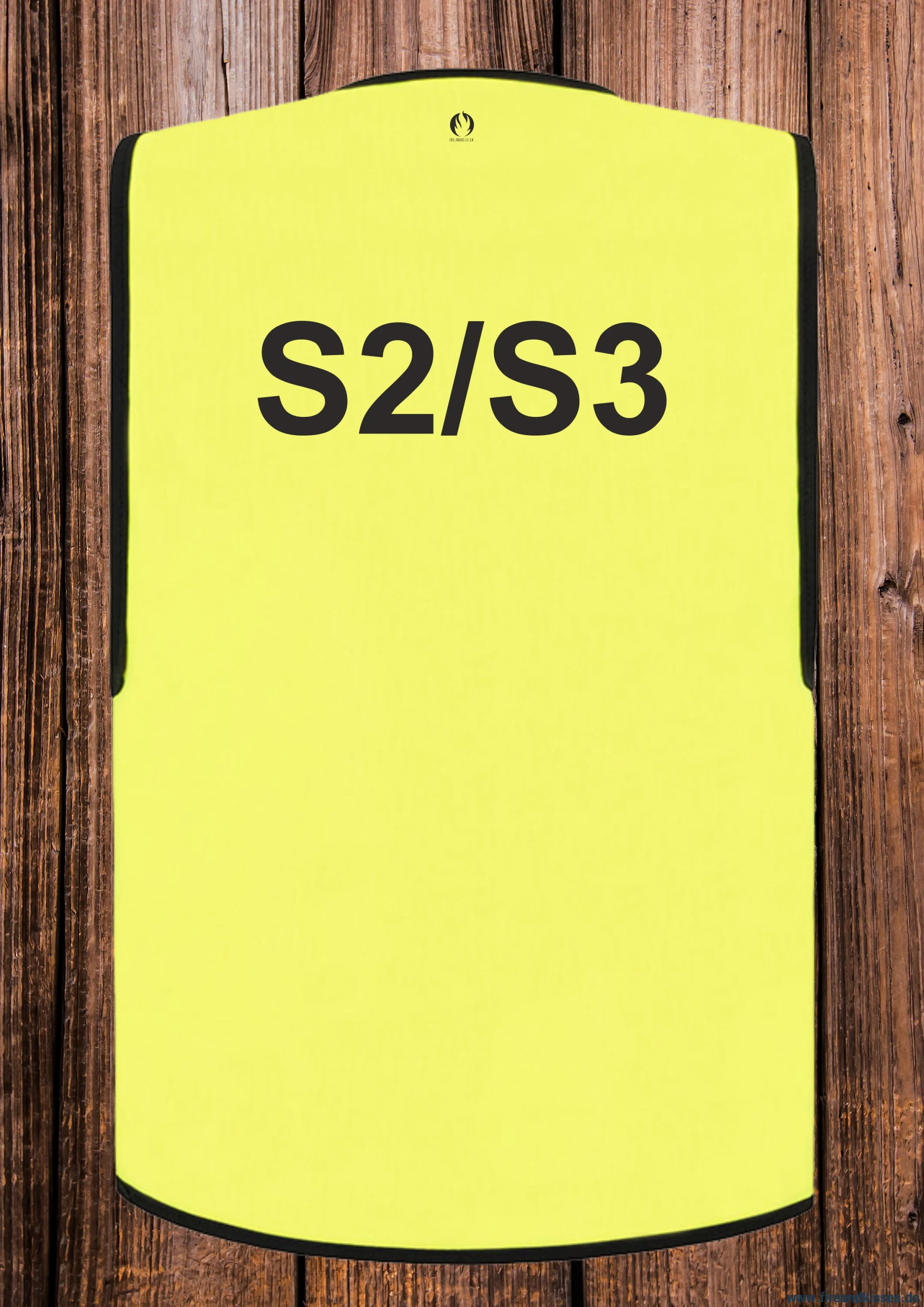 Feuerwehr stabsweste „command vest“ mit rückenaufdruck gelb - s2/s3 / s - stabsweste „command vest“ rückenaufdruck