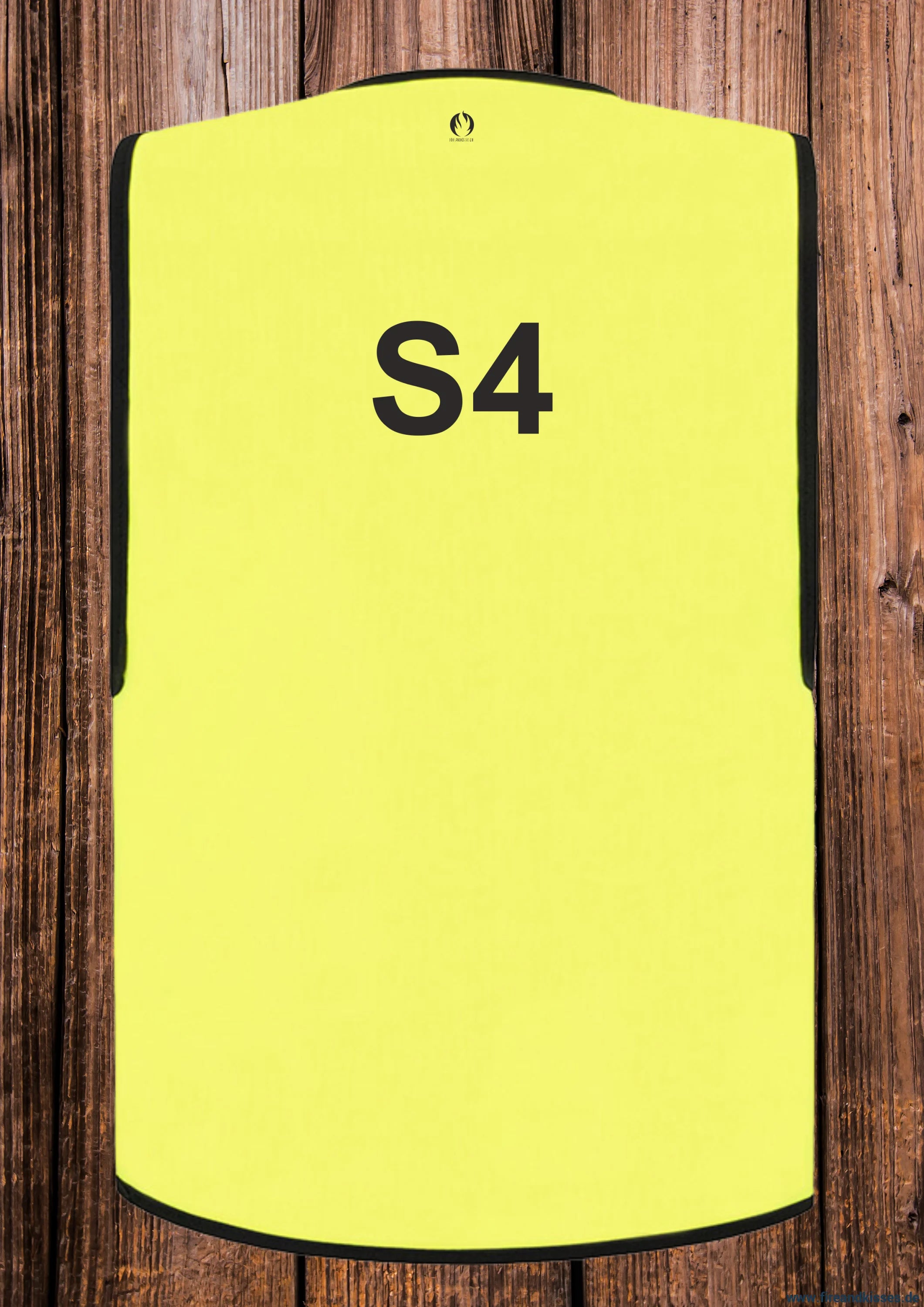 Feuerwehr stabsweste „command vest“ mit rückenaufdruck gelb - s4 / s - stabsweste „command vest“ rückenaufdruck