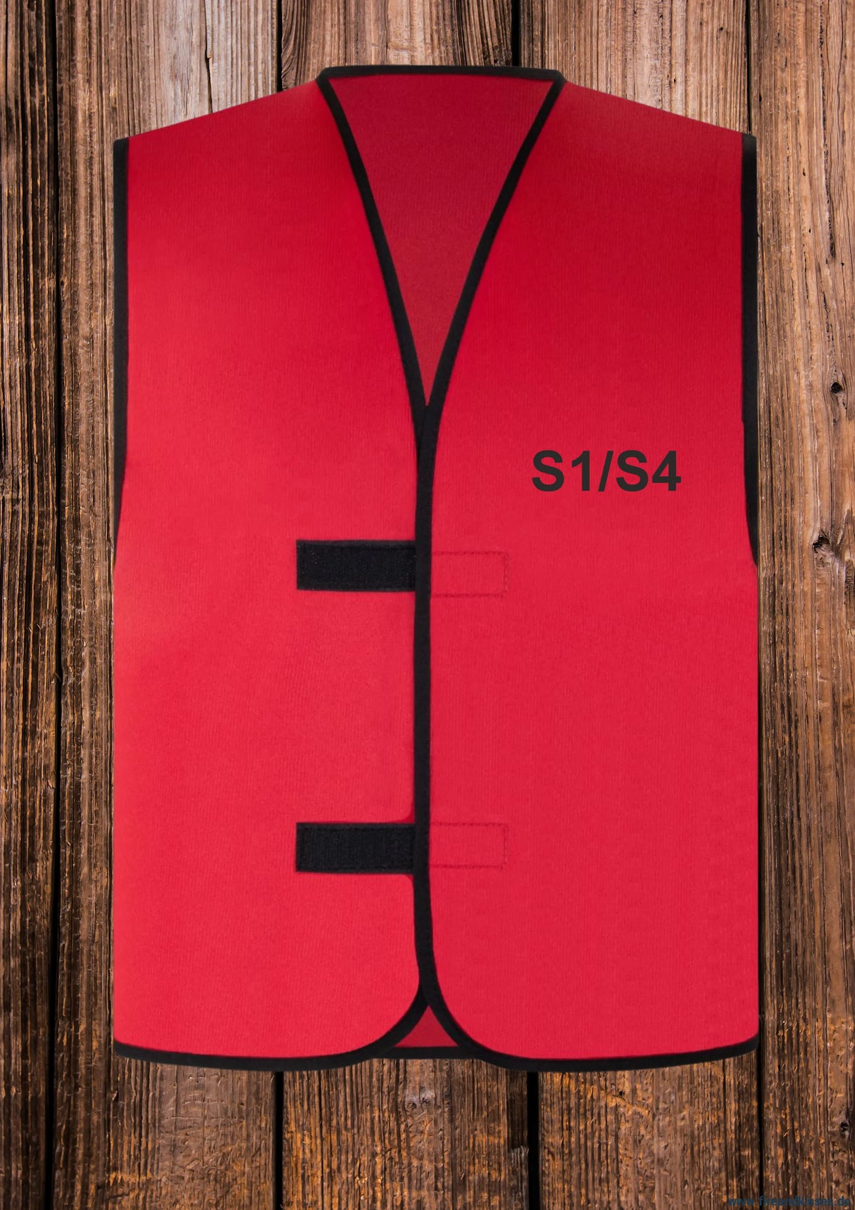 Feuerwehr stabsweste „command vest“ mit rückenaufdruck rot - stabsweste „command vest“ rückenaufdruck