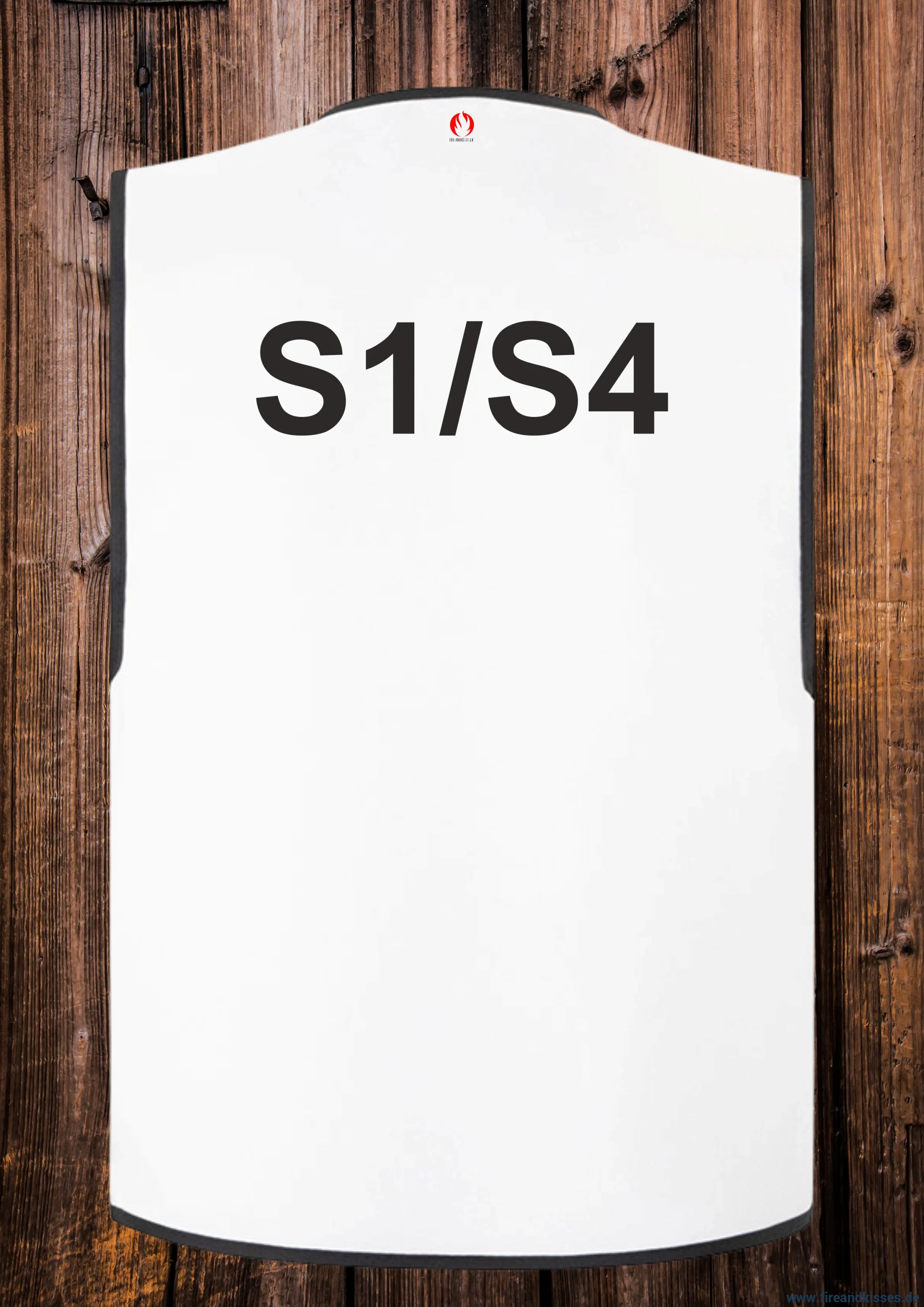 Feuerwehr stabsweste „command vest“ mit rückenaufdruck weiß - s1/s4 / s - stabsweste „command vest“ rückenaufdruck