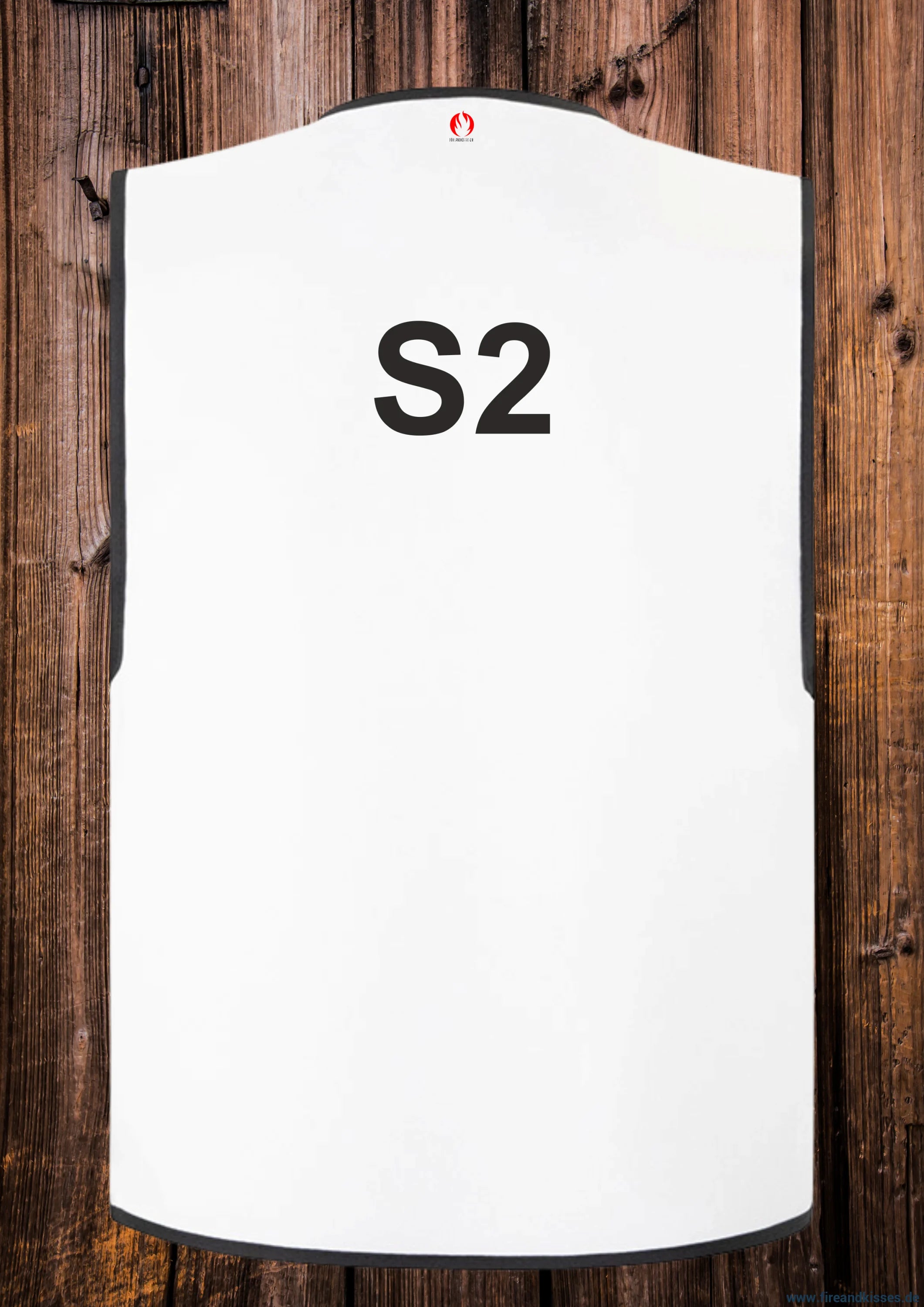 Feuerwehr stabsweste „command vest“ mit rückenaufdruck weiß - s2 / s - stabsweste „command vest“ rückenaufdruck