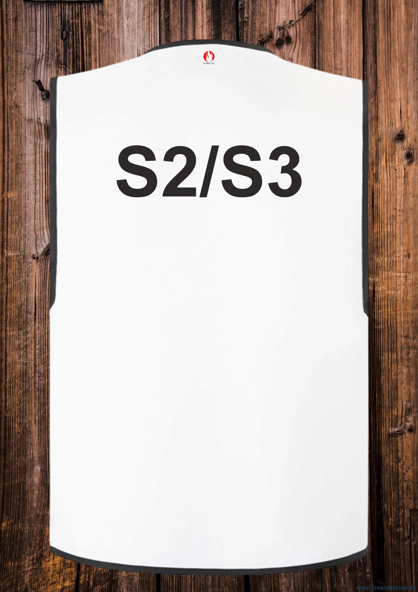 Feuerwehr stabsweste „command vest“ mit rückenaufdruck weiß - s2/s3 / s - stabsweste „command vest“ rückenaufdruck