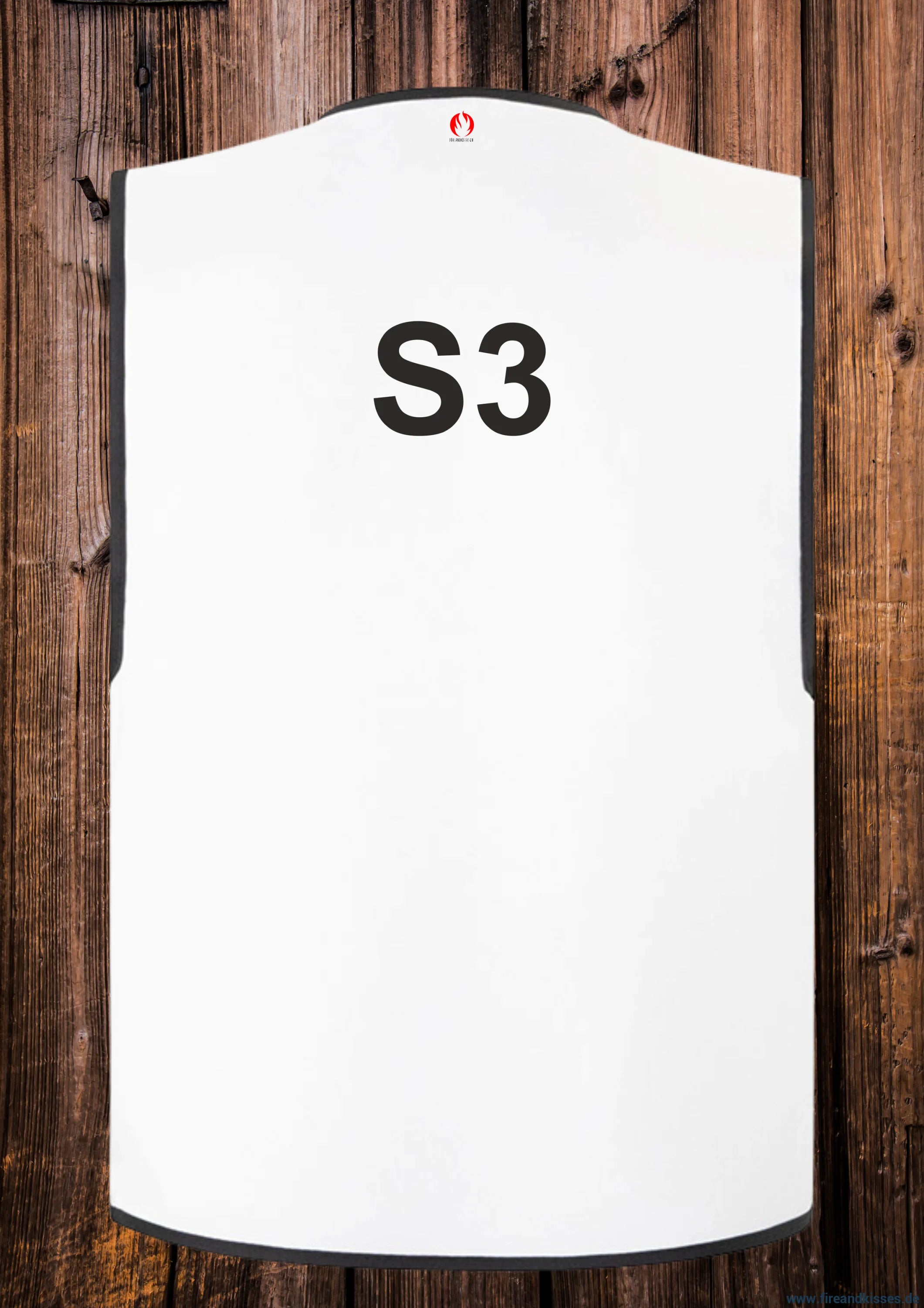 Feuerwehr stabsweste „command vest“ mit rückenaufdruck weiß - s3 / s - stabsweste „command vest“ rückenaufdruck