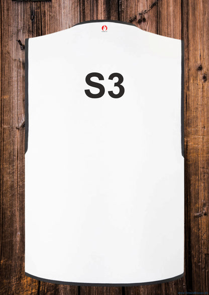 Feuerwehr stabsweste „command vest“ mit rückenaufdruck weiß - s3 / s - stabsweste „command vest“ rückenaufdruck