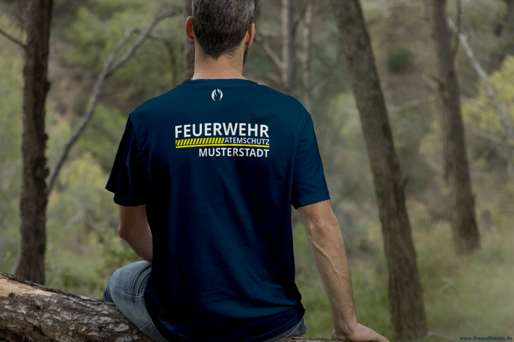 Feuerwehr t-shirt - deine agt-wechselkleidung mit wunsch-ortsname - t-shirt - deine agt-wechselkleidung