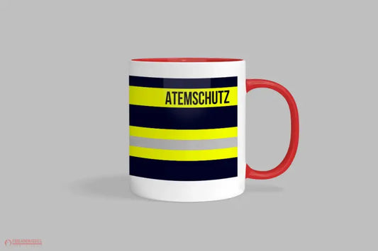 Feuerwehr-Tasse ’Atemschutz’ - Rot - Tasse