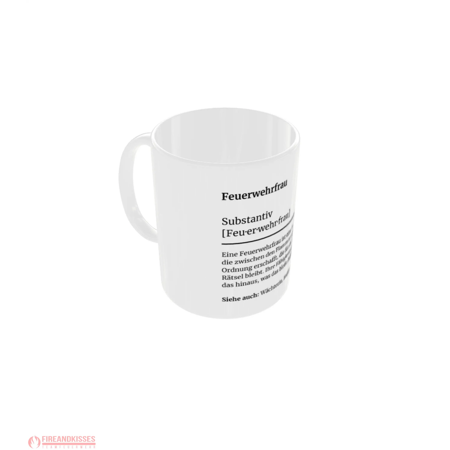 Fireandkisses feuerwehr-tasse „definition feuerwehrfrau“ - tasse feuerwehr-tasse „definition