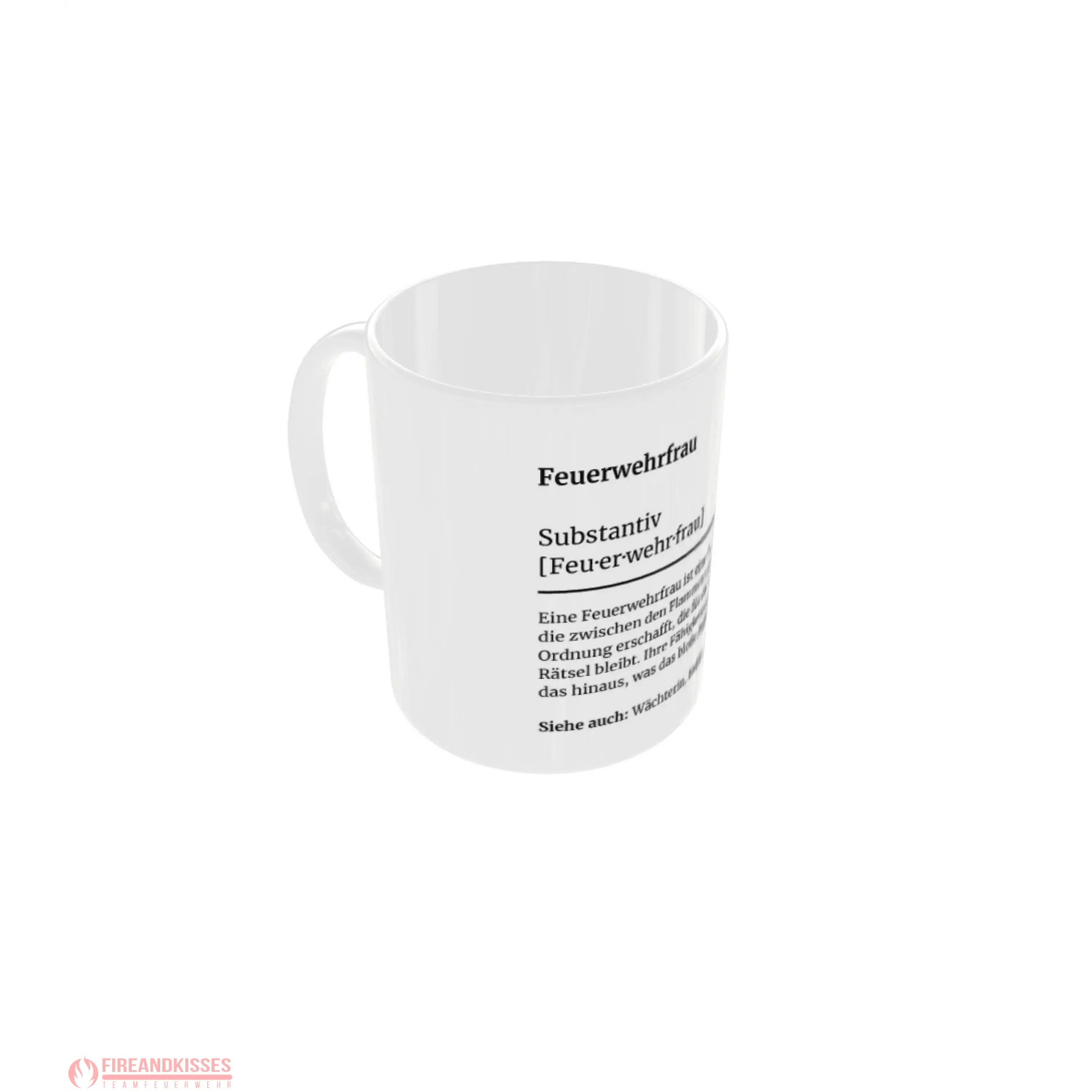 Fireandkisses feuerwehr-tasse „definition feuerwehrfrau“ - tasse feuerwehr-tasse „definition