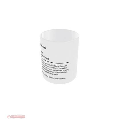 Fireandkisses feuerwehr-tasse „definition feuerwehrfrau“ - tasse feuerwehr-tasse „definition