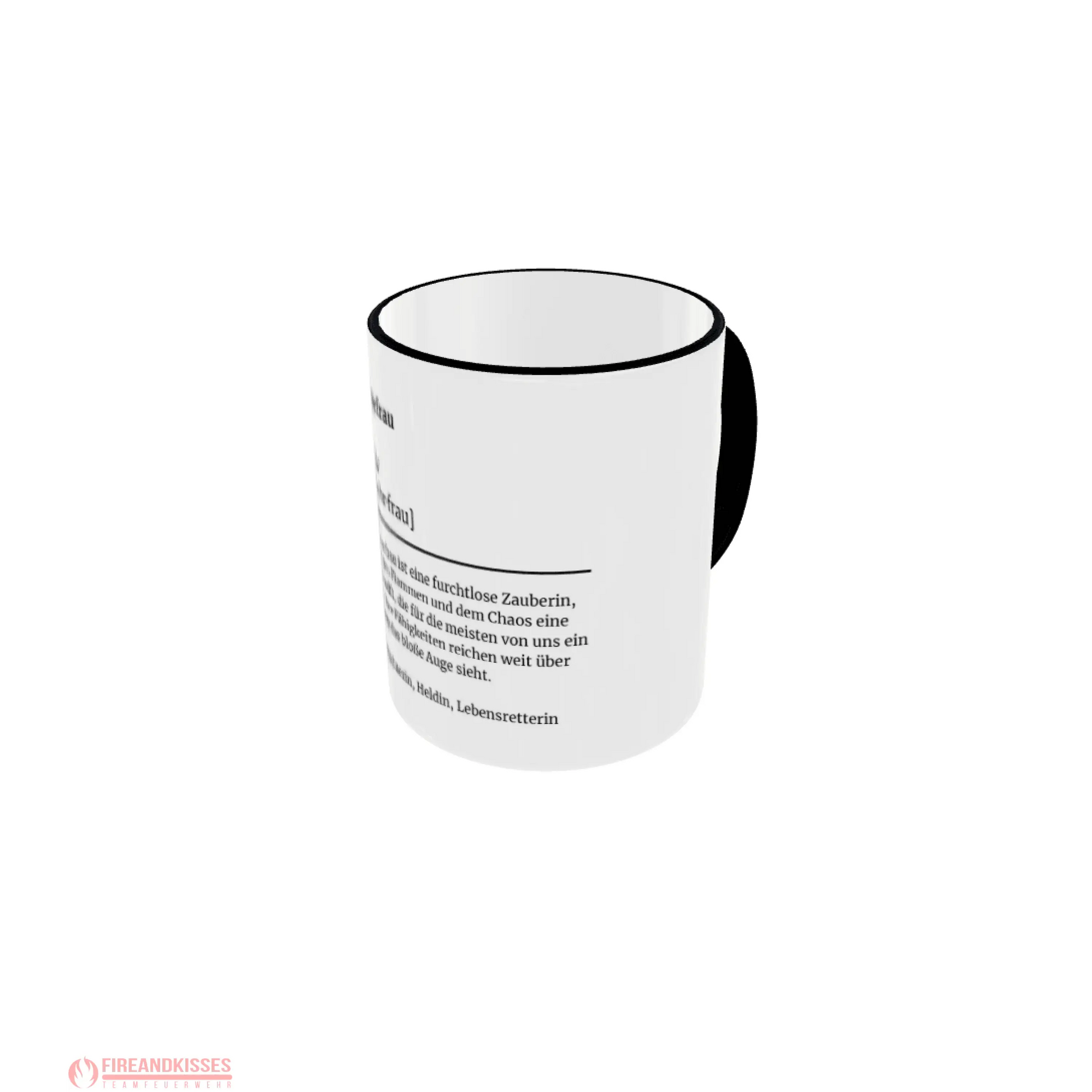 Fireandkisses feuerwehr-tasse „definition feuerwehrfrau“ - tasse feuerwehr-tasse „definition