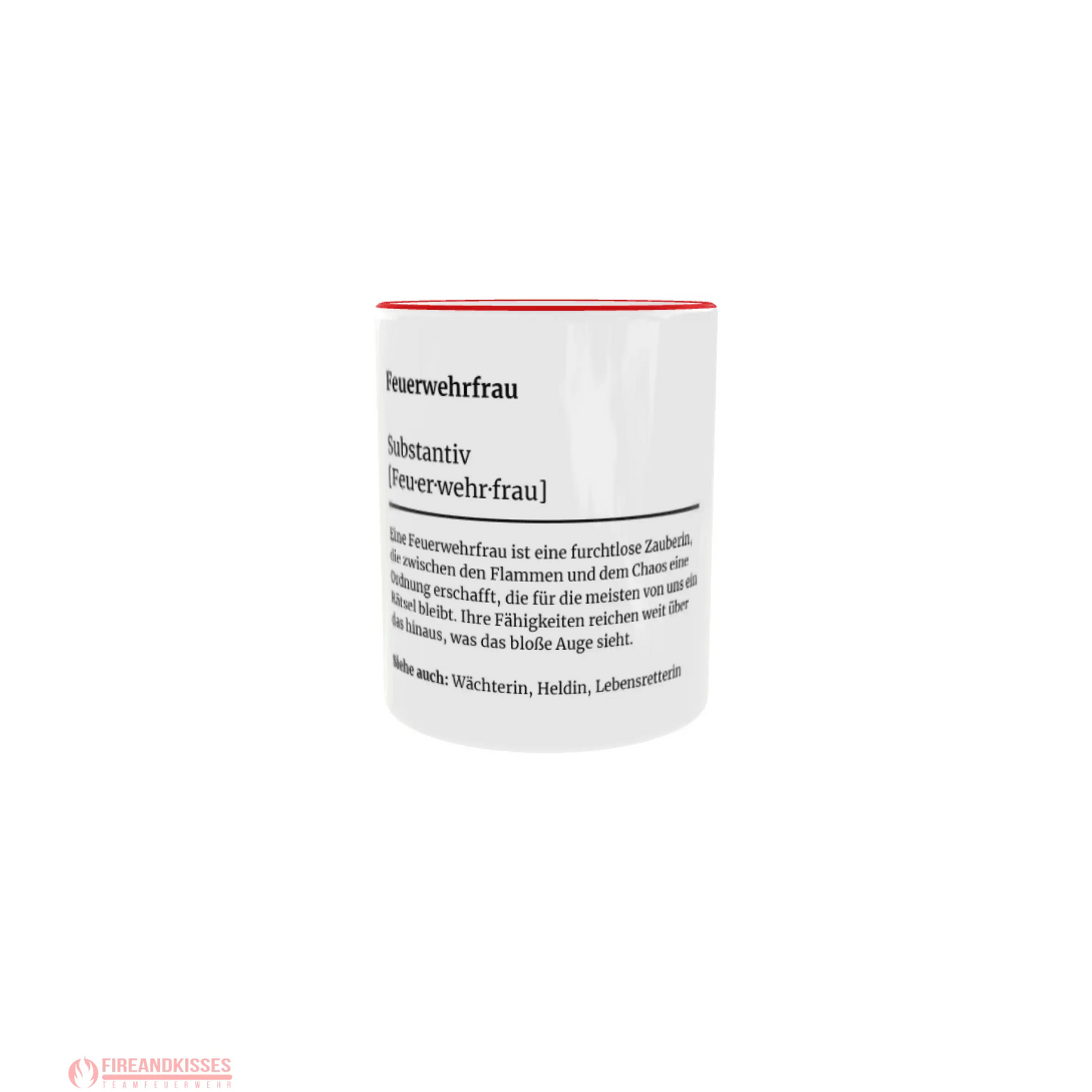 Fireandkisses feuerwehr-tasse „definition feuerwehrfrau“ - tasse feuerwehr-tasse „definition