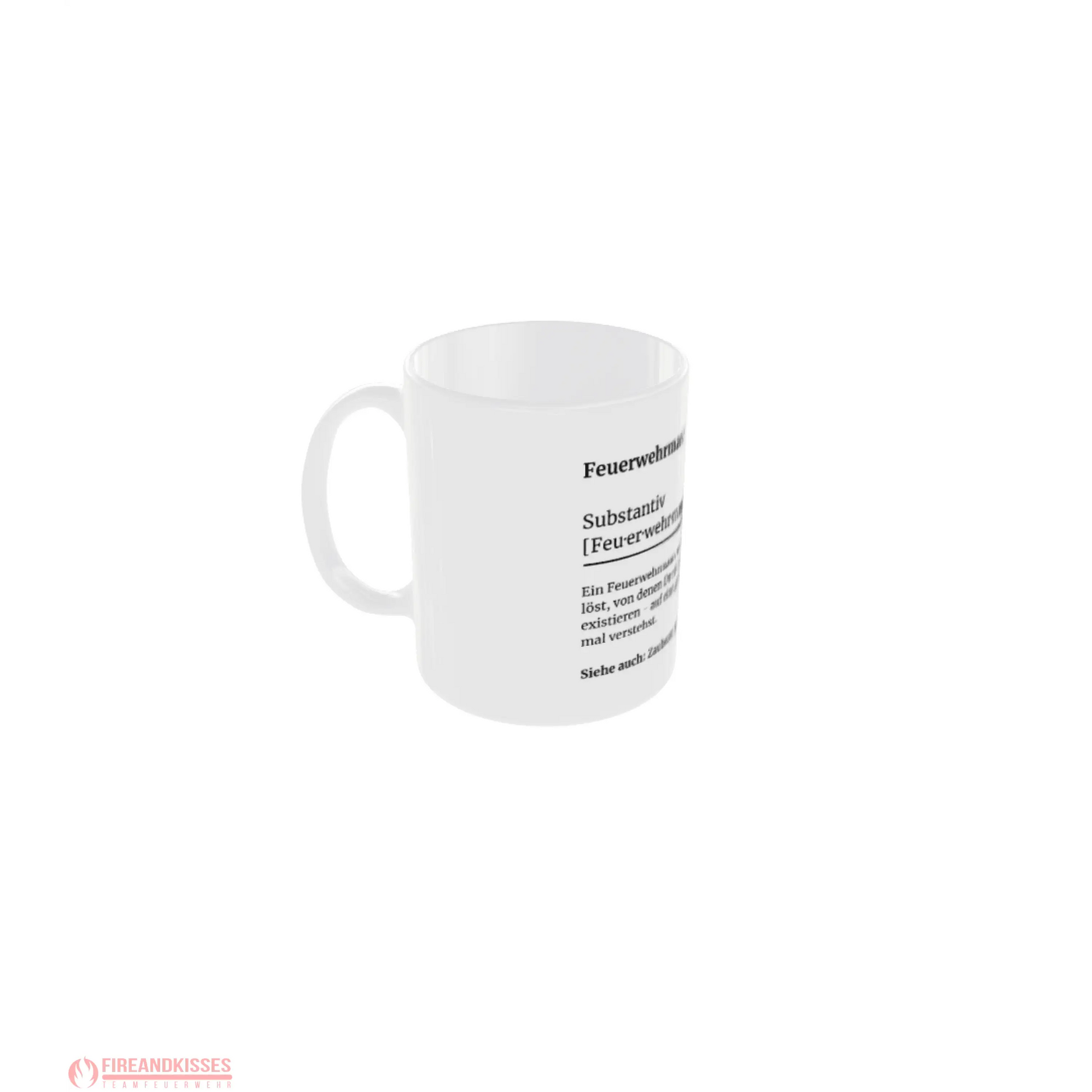 Fireandkisses feuerwehr-tasse „definition feuerwehrmann“ - tasse feuerwehr-tasse „definition