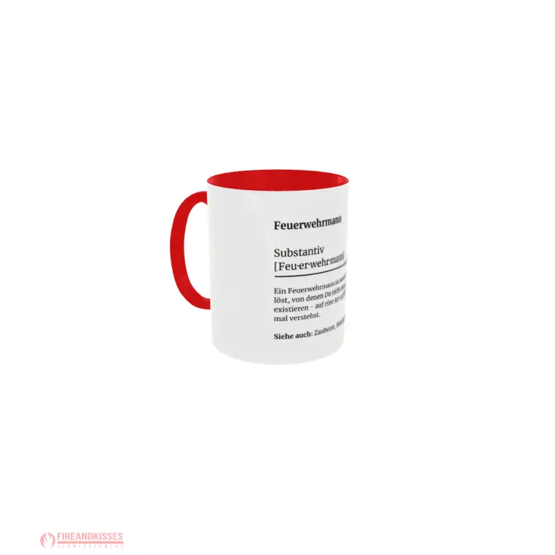 Feuerwehr-Tasse Definition Feuerwehrmann - Fireandkisses