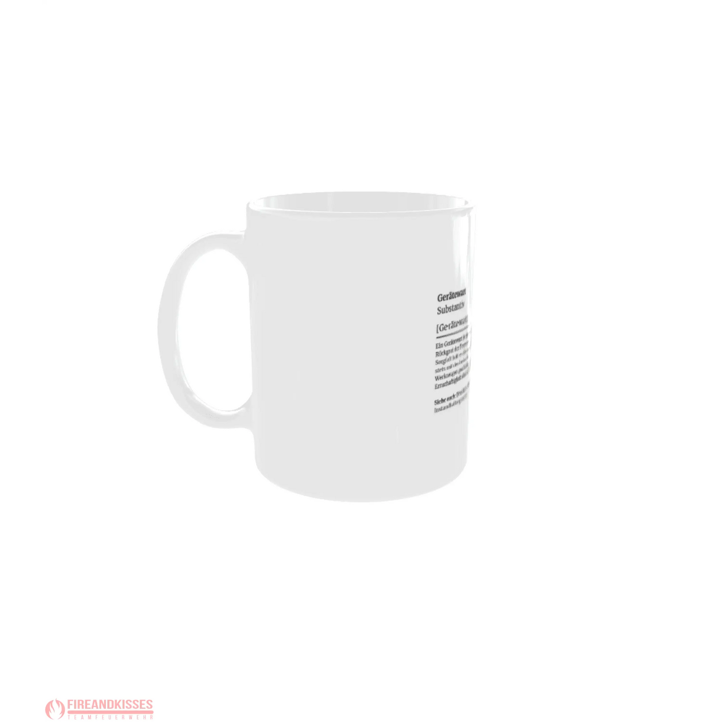Fireandkisses feuerwehr-tasse „definition gerätewart“ - tasse feuerwehr-tasse „definition gerätewart“
