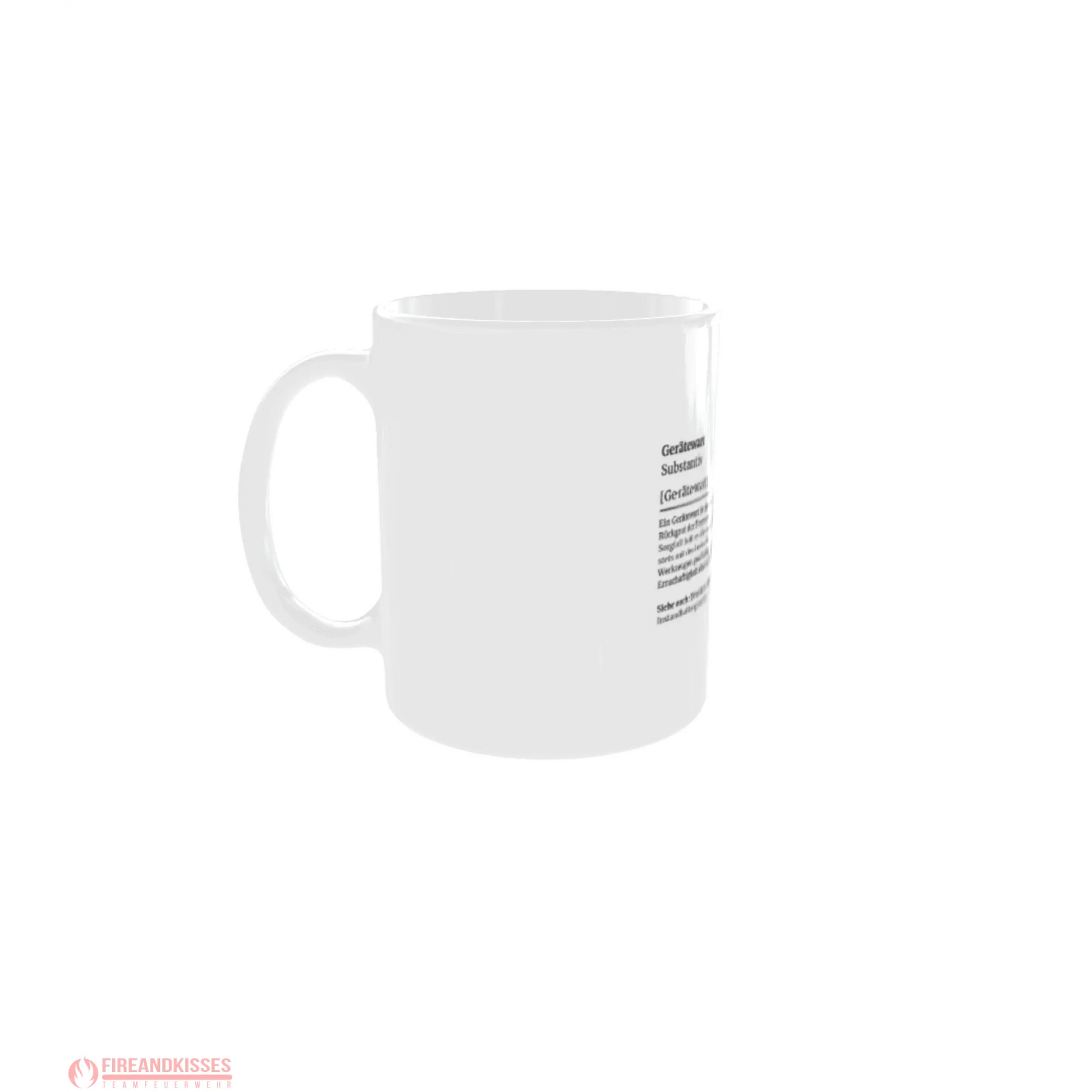 Fireandkisses feuerwehr-tasse „definition gerätewart“ - tasse feuerwehr-tasse „definition gerätewart“