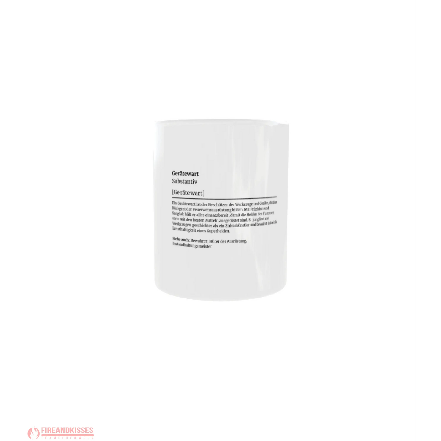 Fireandkisses feuerwehr-tasse „definition gerätewart“ - weiß - tasse feuerwehr-tasse „definition gerätewart“