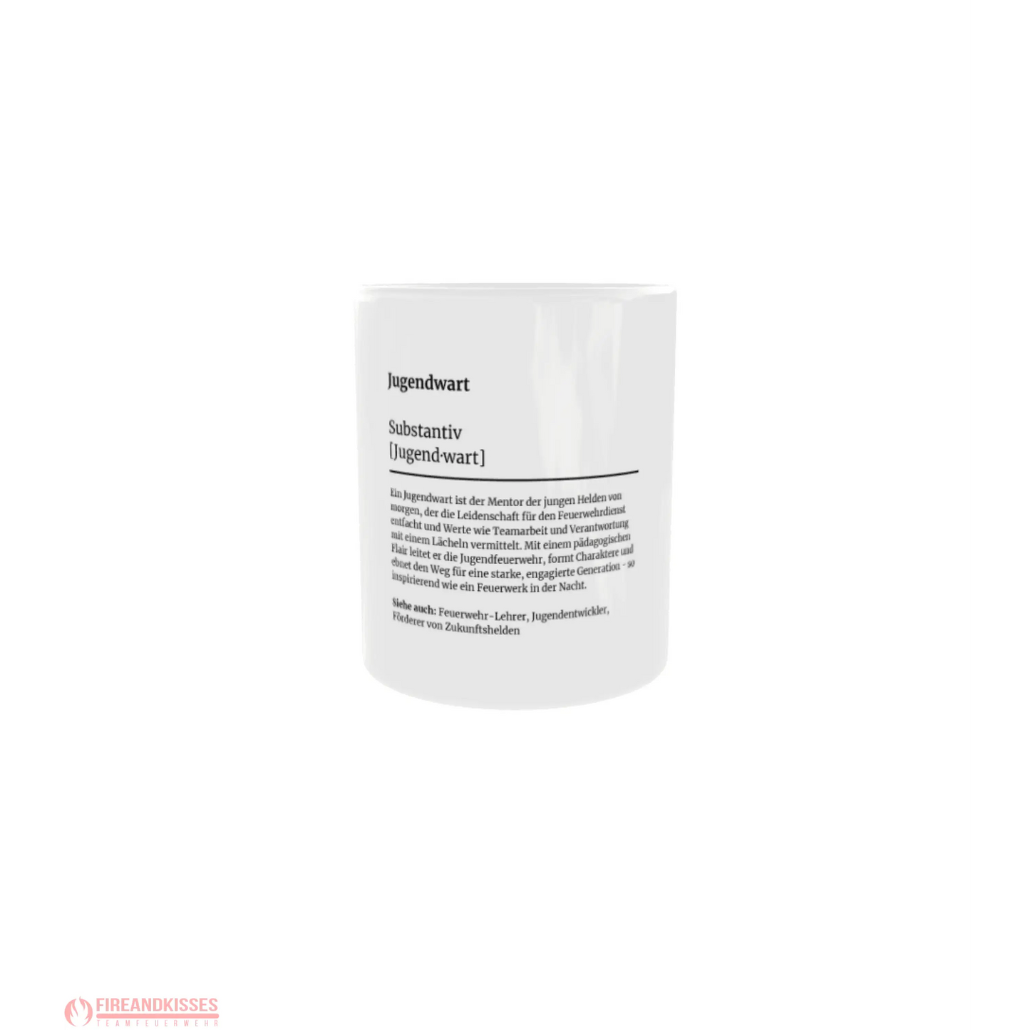 Fireandkisses feuerwehr-tasse „definition jugendwart“ - weiß - tasse feuerwehr-tasse „definition jugendwart“