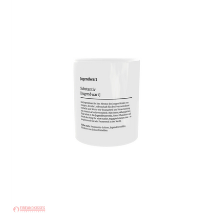 Fireandkisses feuerwehr-tasse „definition jugendwart“ - weiß - tasse feuerwehr-tasse „definition jugendwart“