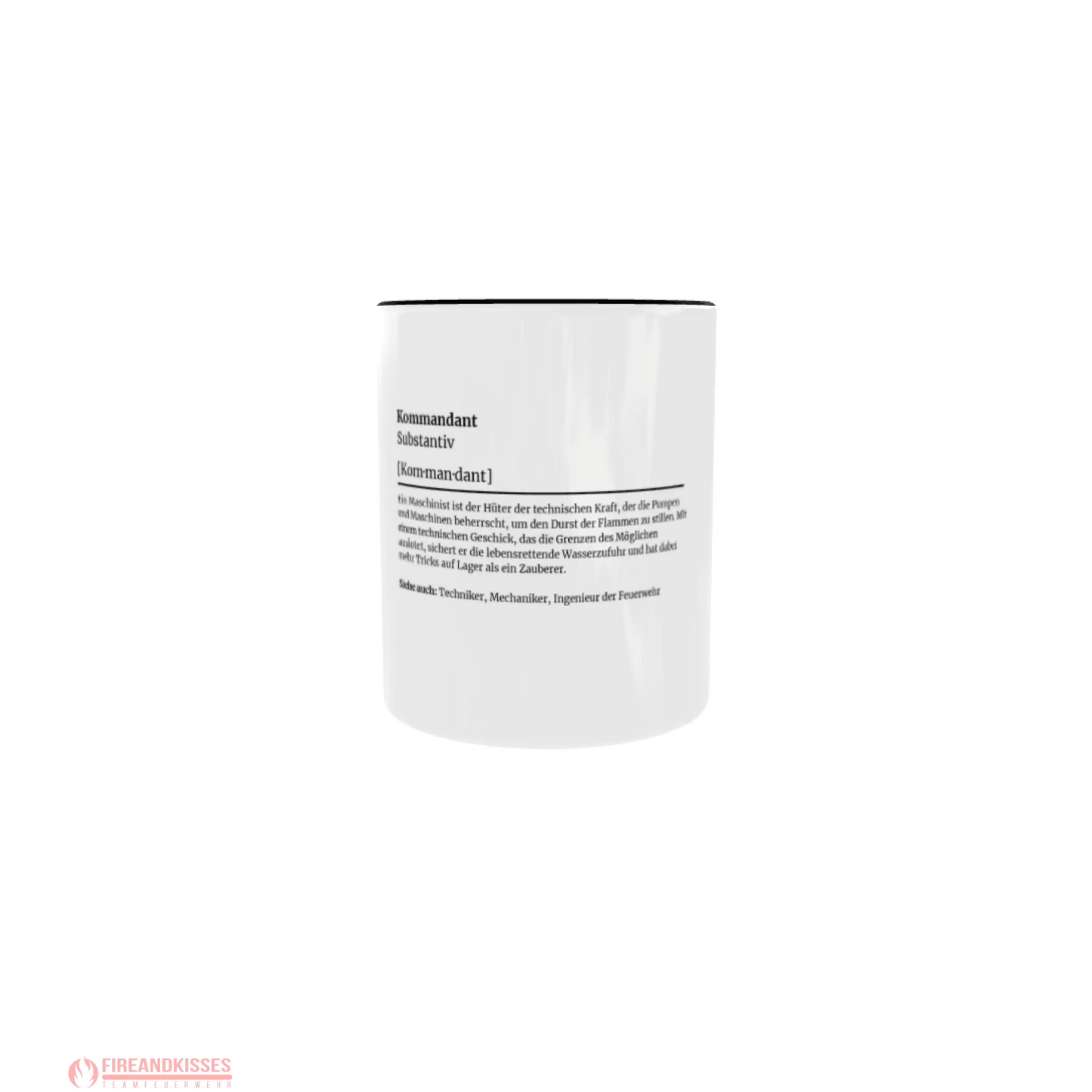 Fireandkisses feuerwehr-tasse „definition kommandant“ - tasse feuerwehr-tasse „definition kommandant“