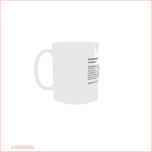 Feuerwehr-Tasse Definition Kommandant - Fireandkisses